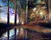 oil painting: puddle